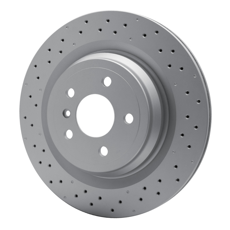 Mercedes-Benz ML350 Brake Rotor (1) - Rear - R1 Concepts - Drilled GeoSPEC Coated - `12-`15